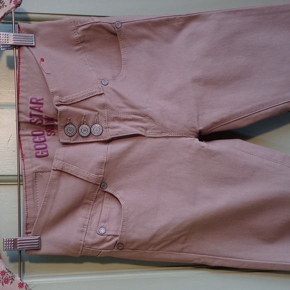 Women's Gogo Star ultra stretch skinny leg khakis Medium tan - Picture 4 of 10